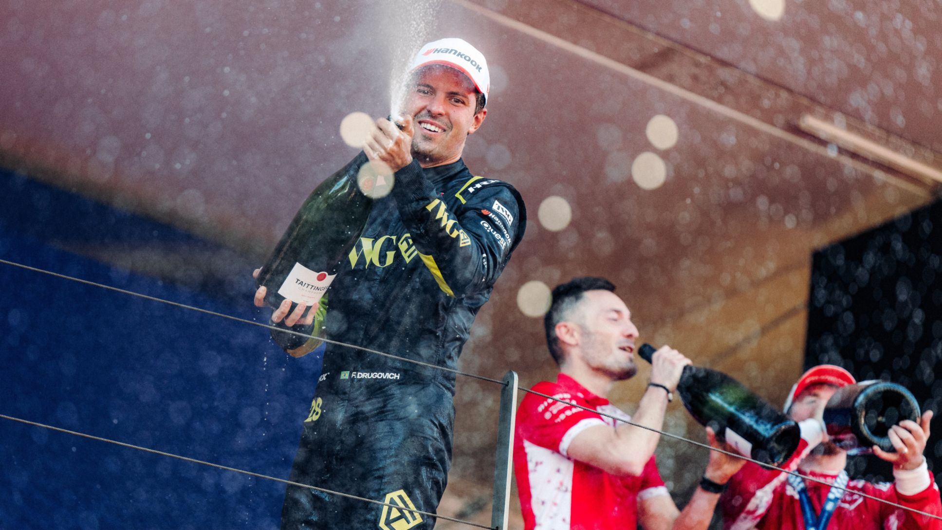 Felipe Drugovich, piloto del equipo Andretti F&oacute;rmula E, E-Prix de M&oacute;naco 2, 2026, Porsche AG