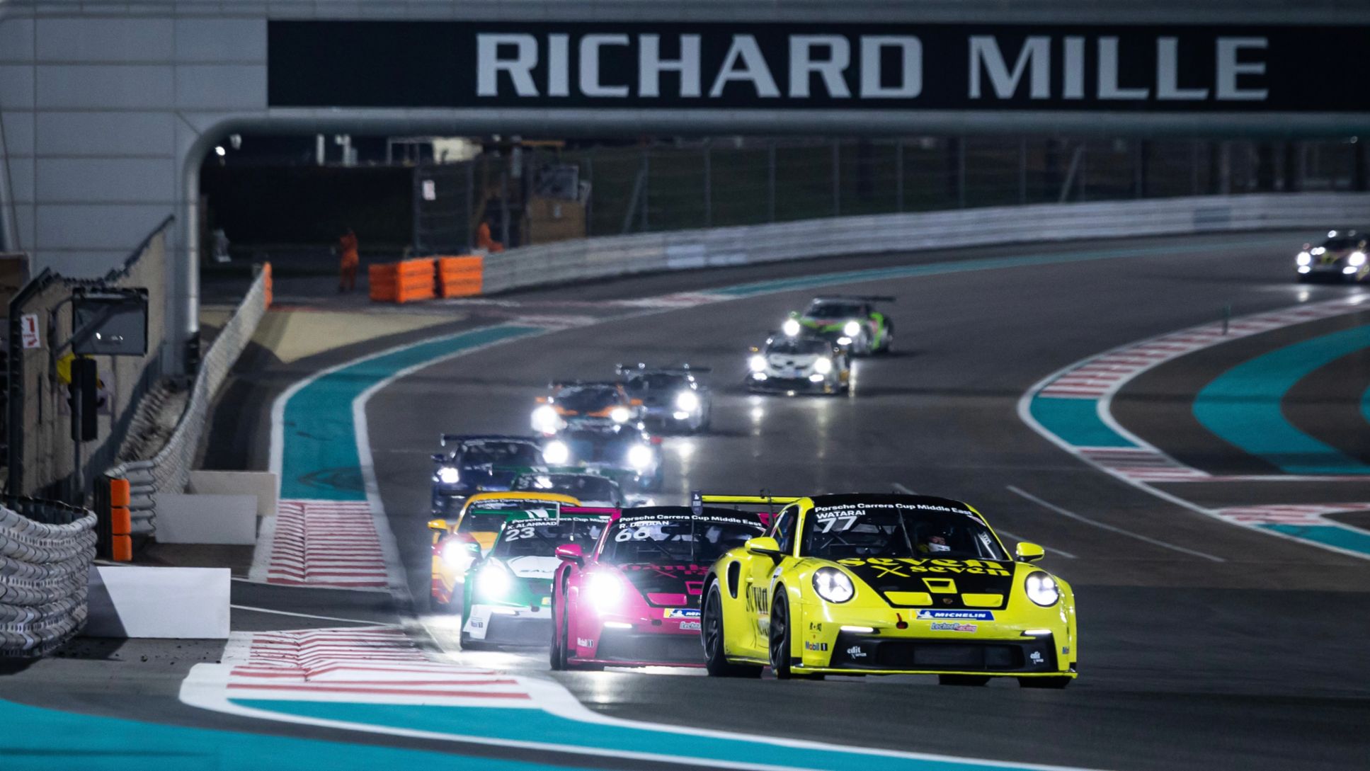 911 GT3 Cup, Porsche Carrera Cup Middle East, Round 4, Race 1, Yas Marina, Abu Dhabi, 2026, Porsche Middle East