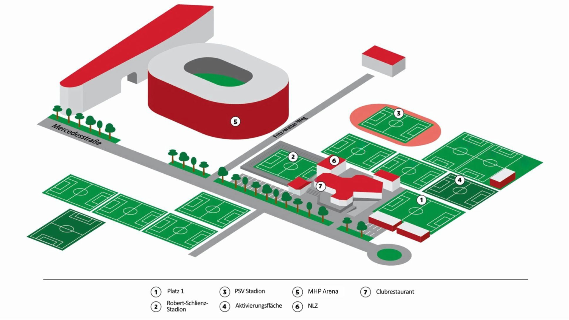 Skizze, Clubgel&auml;nde, 2025, Porsche AG