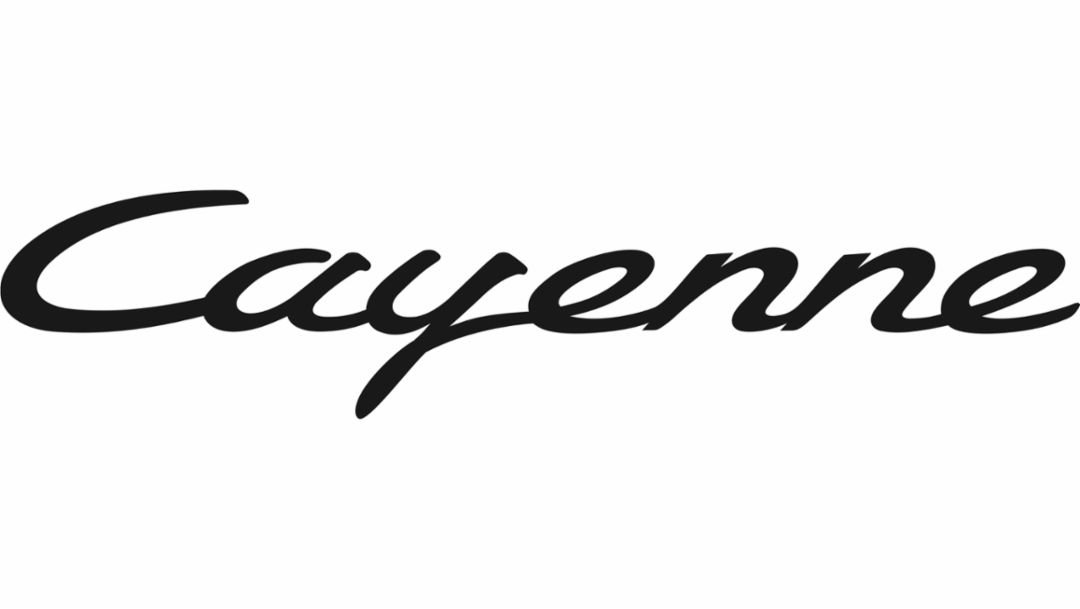 Cayenne lettering, Porsche AG