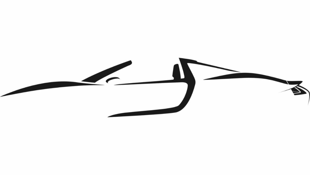918 Spyder silhouette, Porsche AG