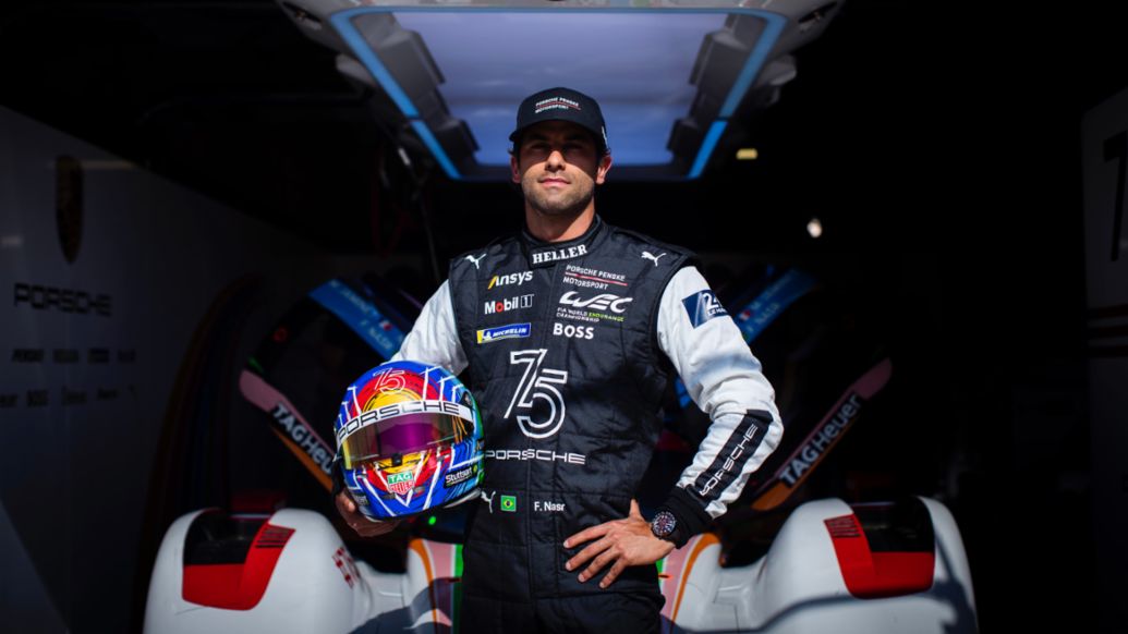Felipe Nasr (BR), Porsche Penske Motorsport (#75), Circuit de 24 Heures, France, 2023, Porsche AG