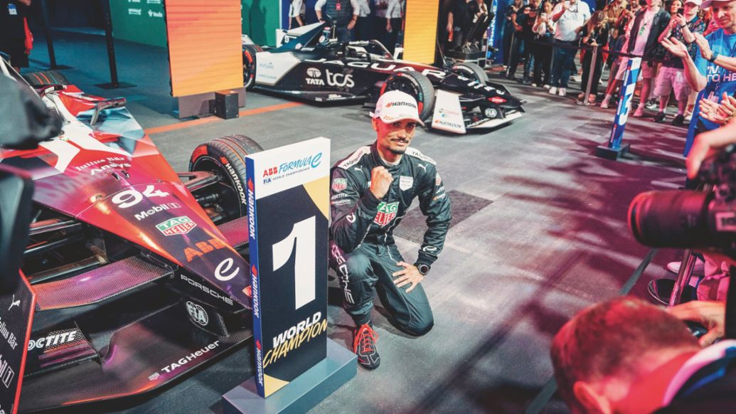 Pascal Wehrlein, campe&oacute;n del mundo de F&oacute;rmula E en 2024, Porsche AG