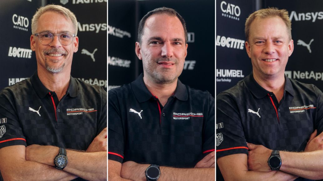 Thomas Laudenbach, Florian Modlinger, Carlo Wiggers, Formula E, 2025, Porsche AG