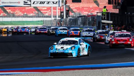 Porsche Carrera Cup Italia, Van Soelen si prende la rivincita in gara 2 a Misano