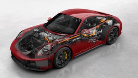 Porsche T-Hybrid flat-six named among 2026 Wards 10 Best Engines & Propulsion Systems