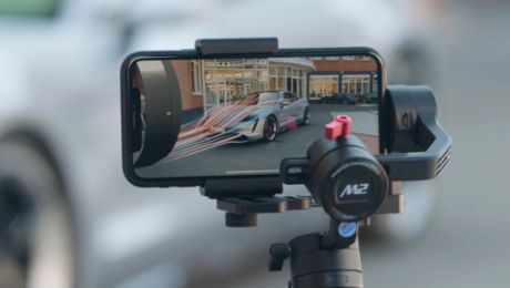 Nueva aplicación móvil Taycan AR Event