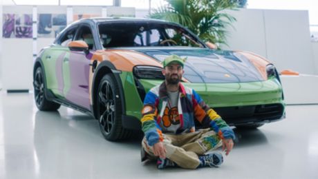 New art car: sneaker design meets electric sports car