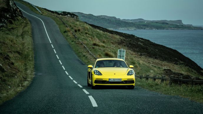 718 Cayman GTS, Wild Atlantic Way, Ireland, 2019, Porsche AG