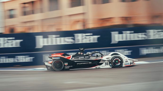 André Lotterer, 99X Electric (36), Marrakesh E-Prix, 2019/2020 ABB FIA Formula E Championship, Round 5, 2020, Porsche AG