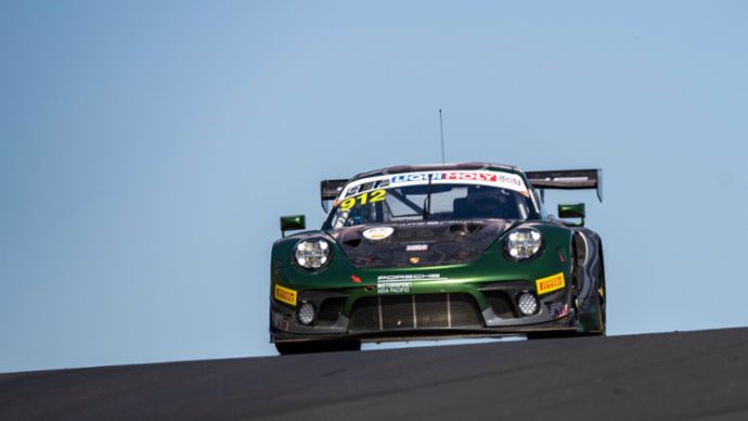 911 GT3 R, Absolute Racing (912), Free Practice, Intercontinental GT Challenge, Round 1, Bathurst 12 Hour, Australia, 2020, Porsche AG