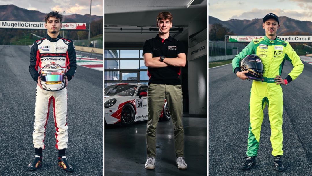 La Porsche Sports Cup Suisse sponsorizza tre giovani piloti di talento