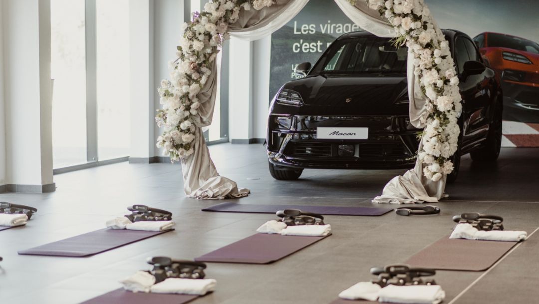 Macan GTS meets Pilates: Exploring the balance between power and well-being