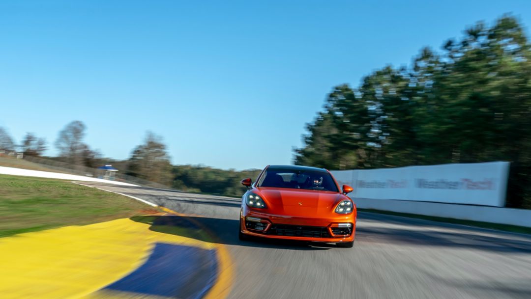2021 Panamera Turbo S sets production saloon benchmark at Michelin Raceway Road Atlanta