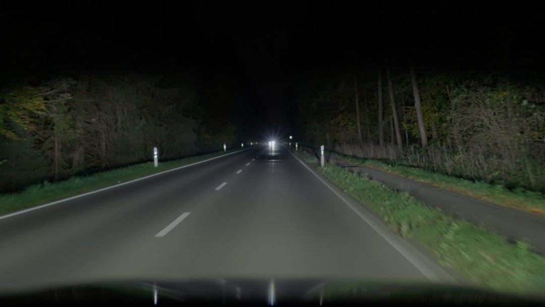 HD-Matrix: blendfreies Fernlicht - entgegenkommender Verkehr - 1