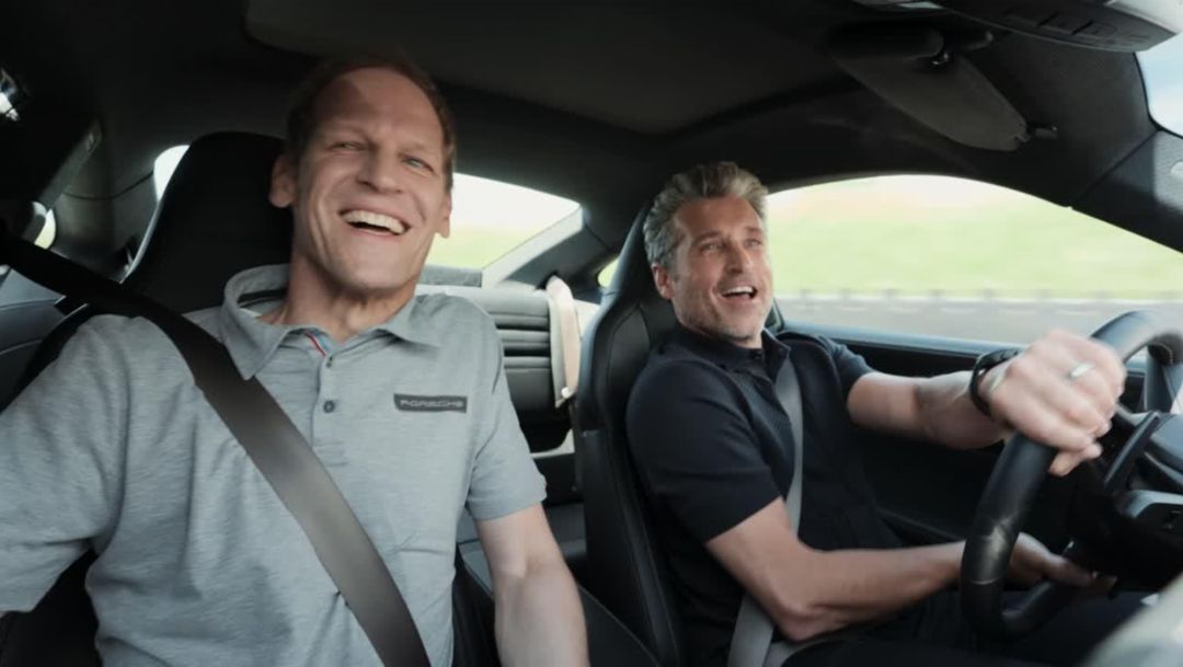 Digital world premiere with Patrick Dempsey: 911 Turbo S