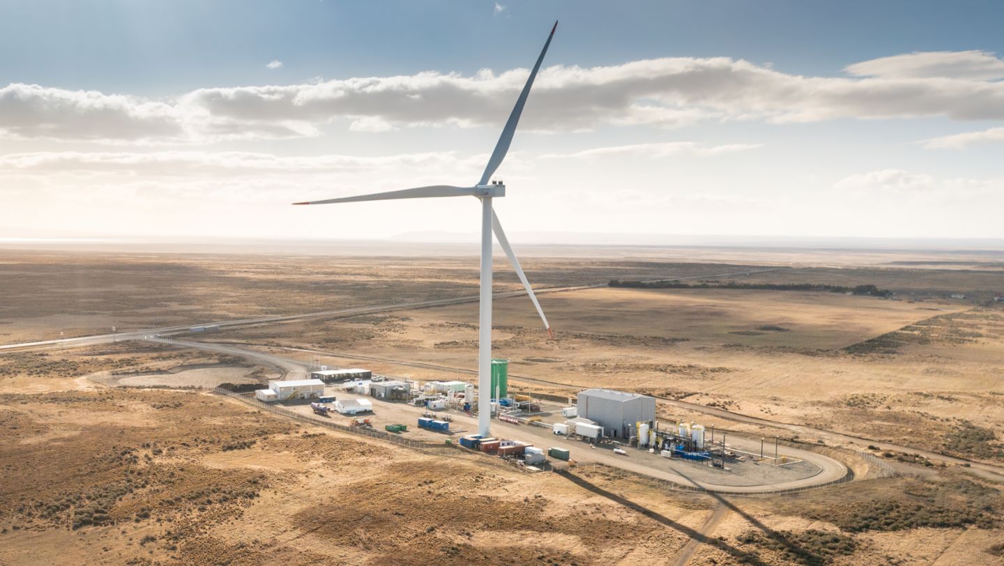 Planta de e-fuels Haru Oni, Chile, 2023, Porsche AG