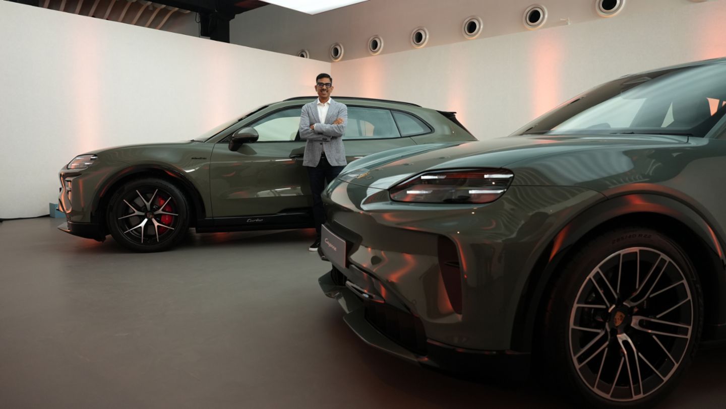 Ashutosh Dixit, Head of  Porsche India, Cayenne Electric, India, 2026, Porsche Middle East