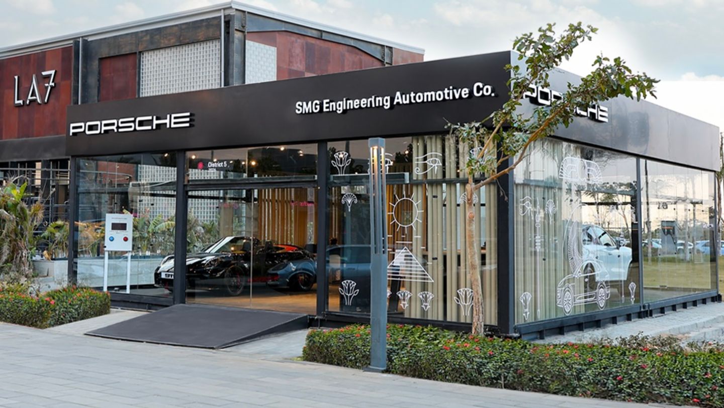 Porsche Centre Egypt, Pop-Up Store, District 5, New Cairo, Egypt, 2026, Porsche Middle East