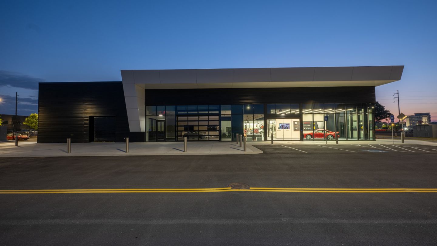 Porsche Classic Center at One Porsche Drive in Atlanta