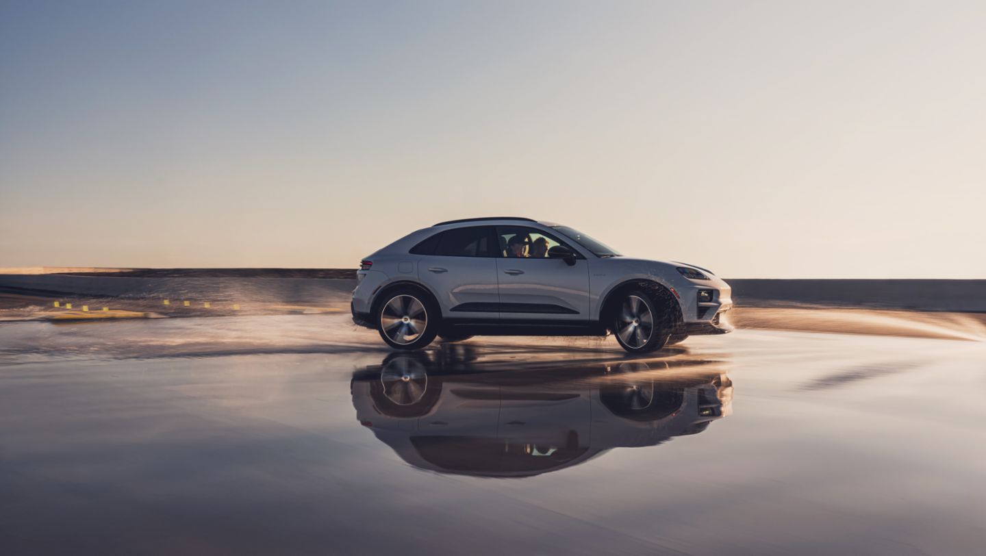 Porsche Experience Centers welcome the new Macan Electric to the track