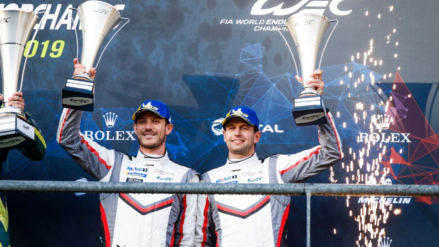 Michael Christensen, Kevin Estre, Porsche 911 RSR, FIA-WEC, Spa-Franchorchamps, 2019, Porsche AG