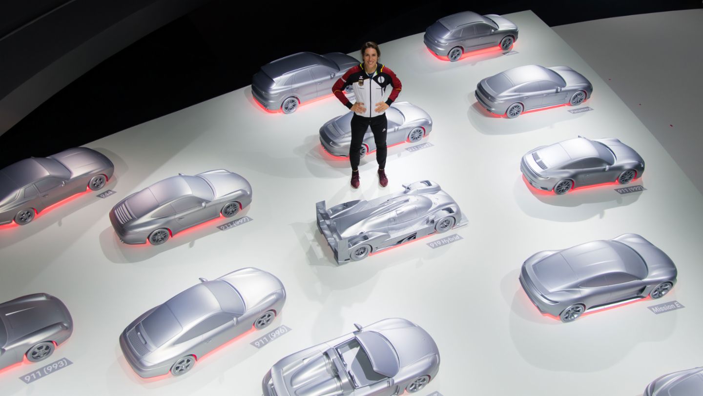 Andrea Petkovic, Porsche Team Deutschland, Porsche Pavillon, Autostadt Wolfsburg, 2019, Porsche AG
