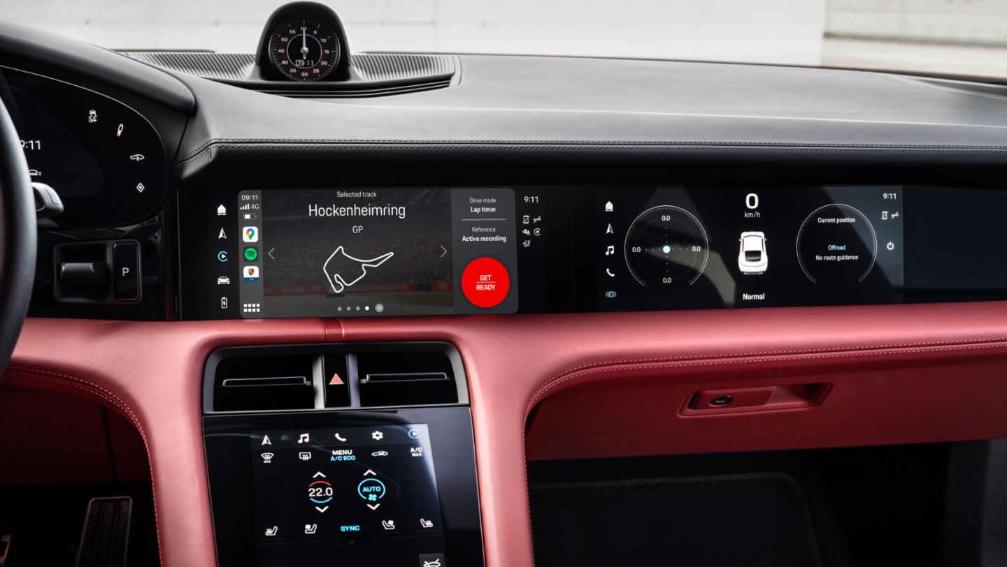 Porsche Track Precision App, Taycan Turbo, 2021, Porsche AG