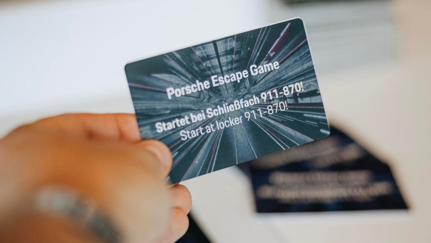 Escape game at the Porsche Museum, 2024, Porsche AG