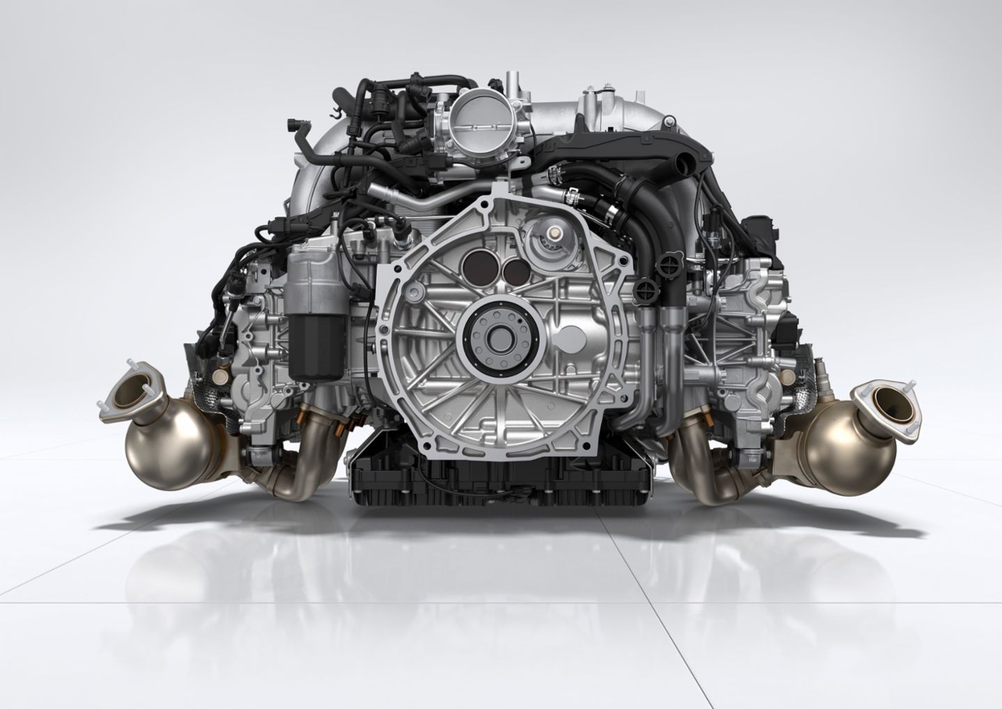 718 Cayman GT4/718 Spyder: Four-liter six-cylinder naturally aspirated boxer engine with 309 kW (420 PS), Porsche AG