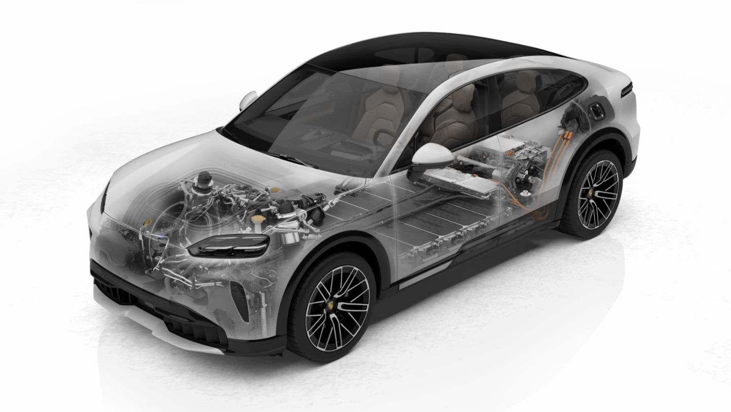 Cayenne S Coupé Electric – Phantomgrafik Front